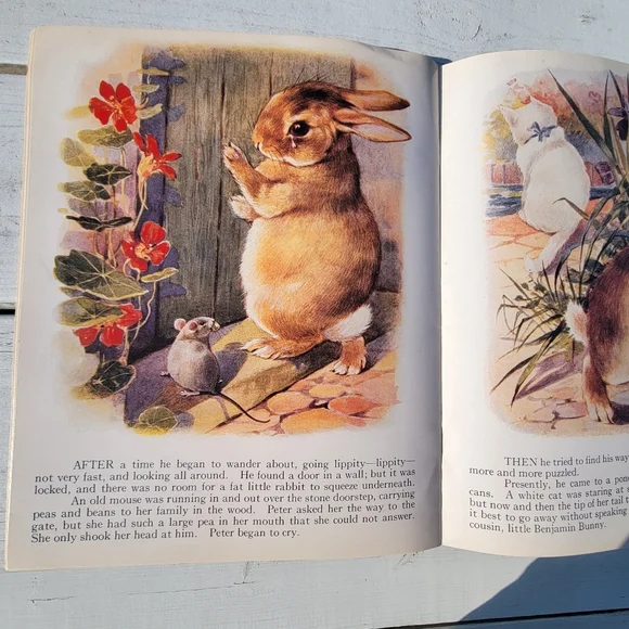 The Tale of Peter Rabbit Book ~ Reproduction of Vintage Book ~ Colorful & Cute! - Picture 6 of 16